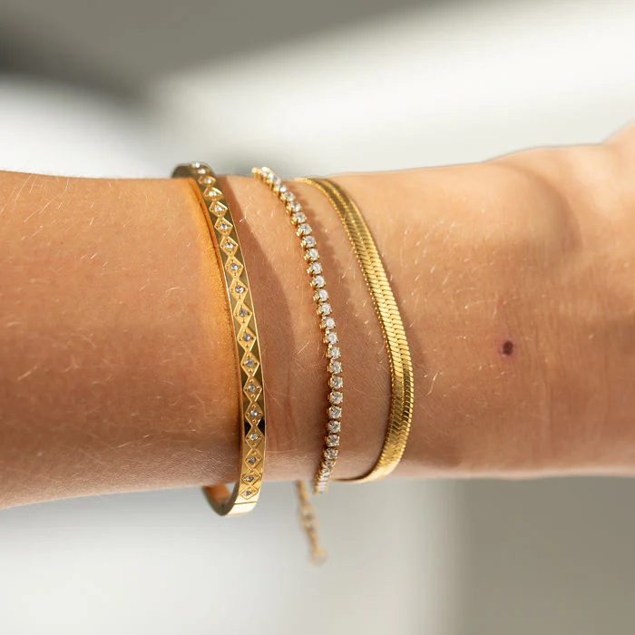 Samantha Tennis Bracelet - Image 3